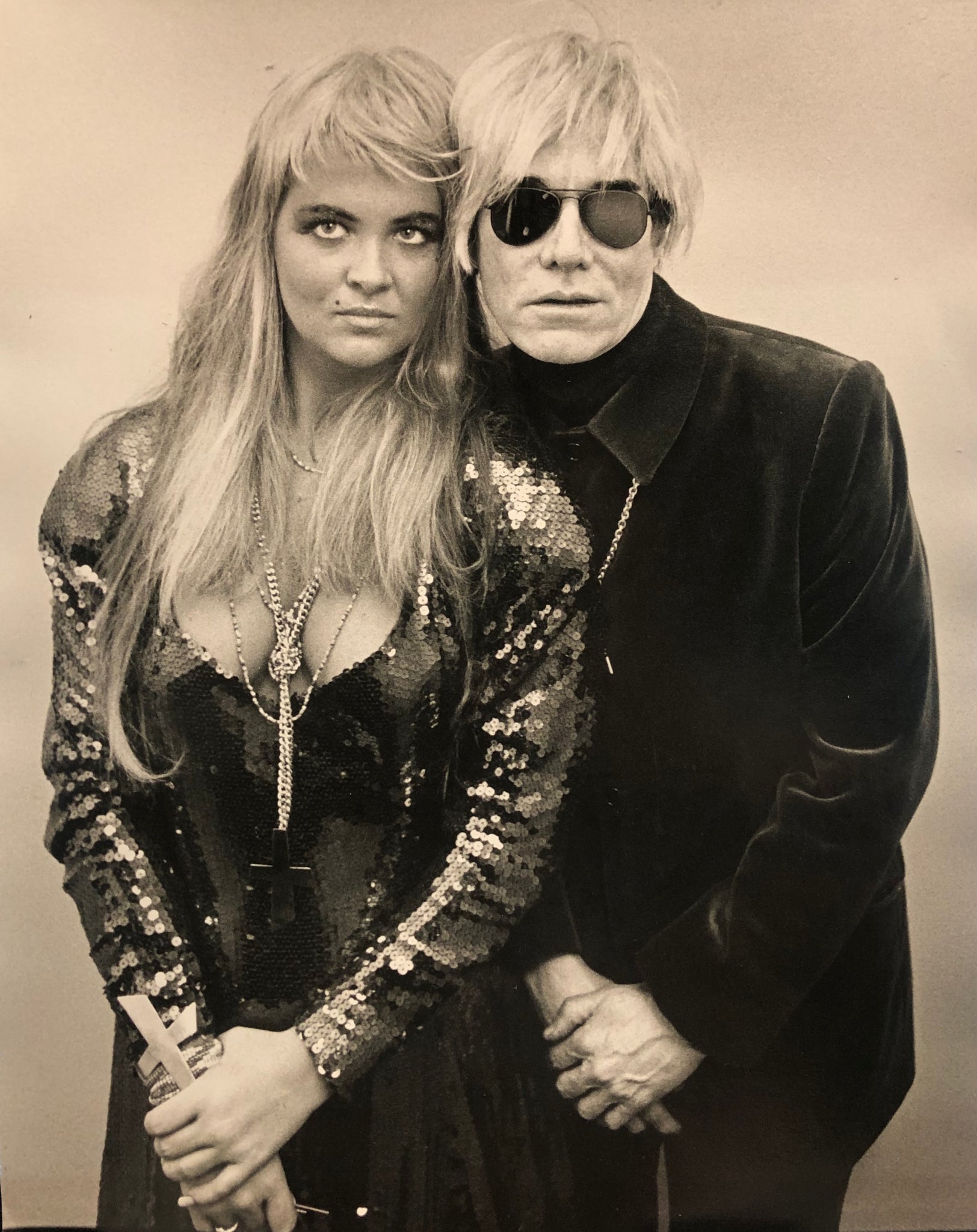 Andy Warhol and Cornelia Guest